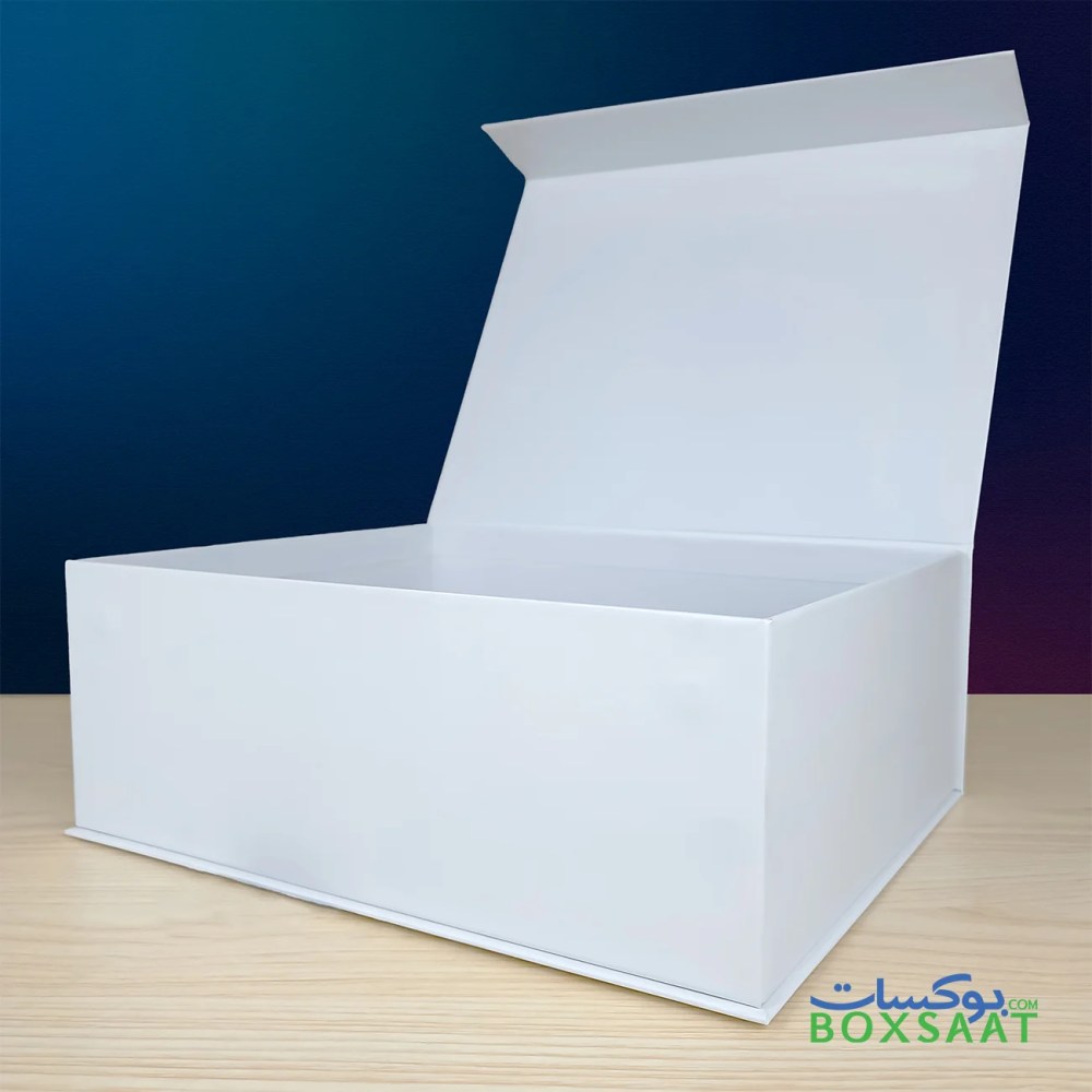 Magnetic Gift Box – Front Half Flap – 25.5Lx33Wx12H cm — Magnetic Gift Box – Front Half Flap – 25.5Lx33Wx12H cm — ready-made or custom-branded with your logo, delivered across Dubai & the UAE.