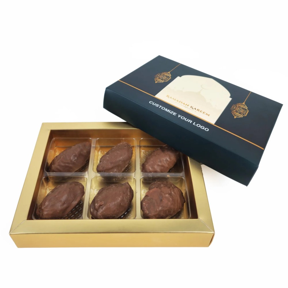 Ramadan Chocolate Boxes – 6Pcs Chocolate Box — Ramadan Chocolate Boxes – 6Pcs Chocolate Box — ready-made or custom-branded with your logo, delivered across Dubai & the UAE.