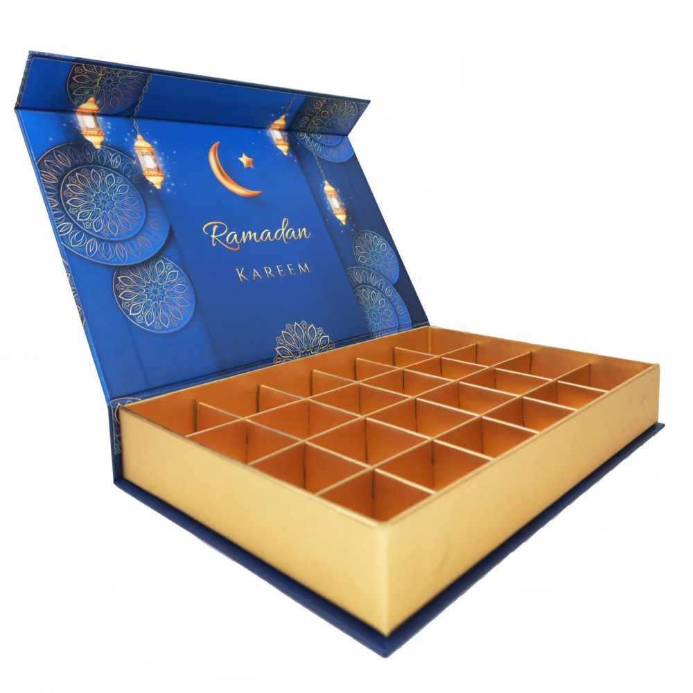 Ramadan Box Gift – 24 Pcs Chocolate Gift Box — Ramadan Box Gift – 24 Pcs Chocolate Gift Box — ready-made or custom-branded with your logo, delivered across Dubai & the UAE.
