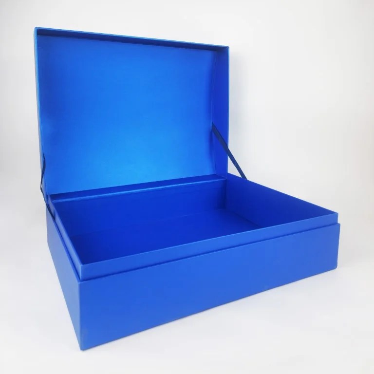 Empty Box for Hamper Gifting – Special Paper Blue Color — Empty Box for Hamper Gifting – Special Paper Blue Color — ready-made or custom-branded with your logo, delivered across Dubai & the UAE.