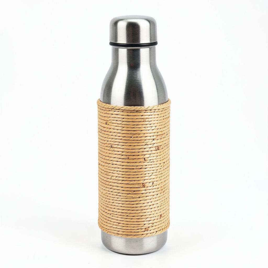 Bamboo Flask — Bamboo Flask branded to your artwork — aa-grade ceramic options, laser engraving and full colour matching, produced in Dubai.