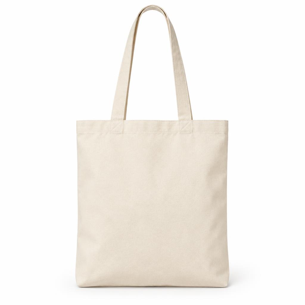 Canvas Tote Bag — Canvas Tote Bag branded to your artwork — 10oz natural cotton canvas options, screen print and full colour matching, produced in Dubai.