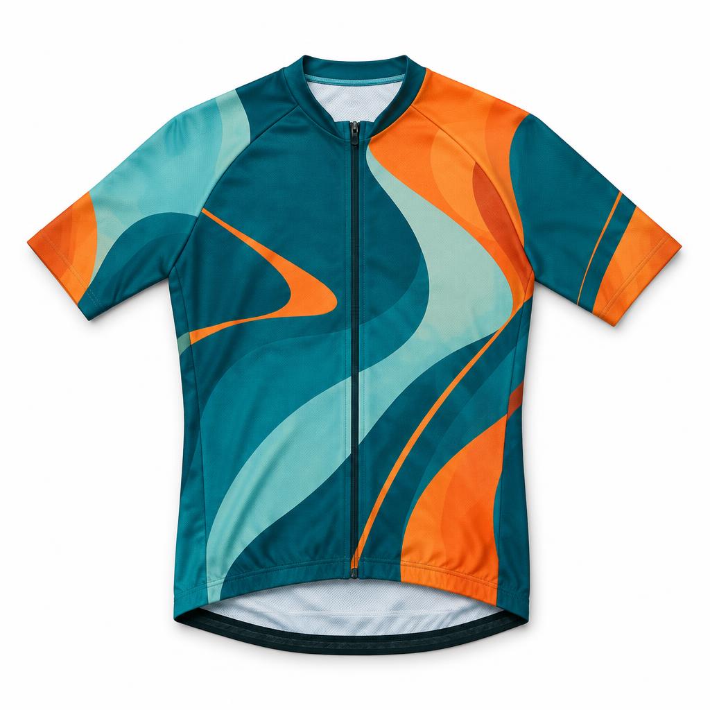 Cycling Jerseys — Cycling Jerseys branded to your artwork — 180gsm combed cotton options, screen printing and full colour matching, produced in Dubai.