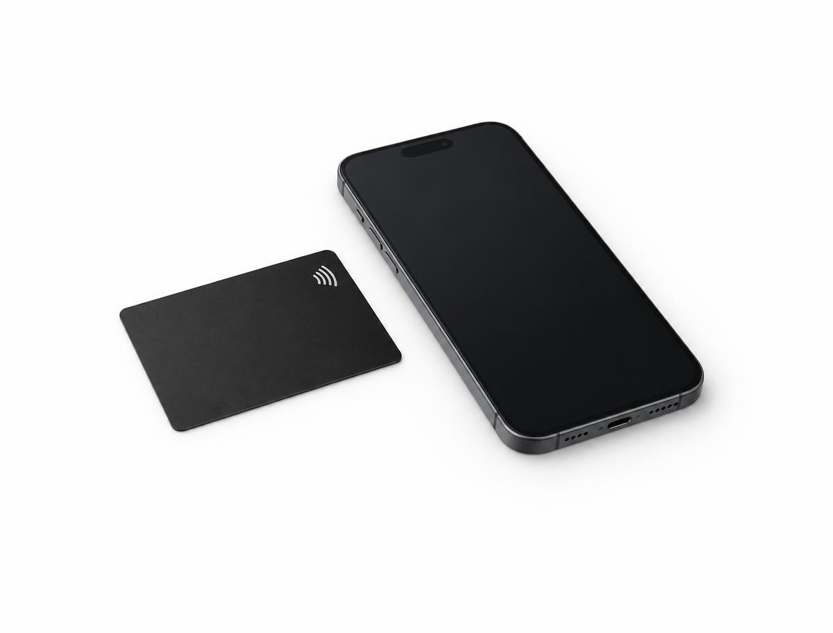 NFC Digital Business Cards — NFC Digital Business Cards branded to your artwork — 350gsm matt art card options, matt lamination and full colour matching, produced in Dubai.