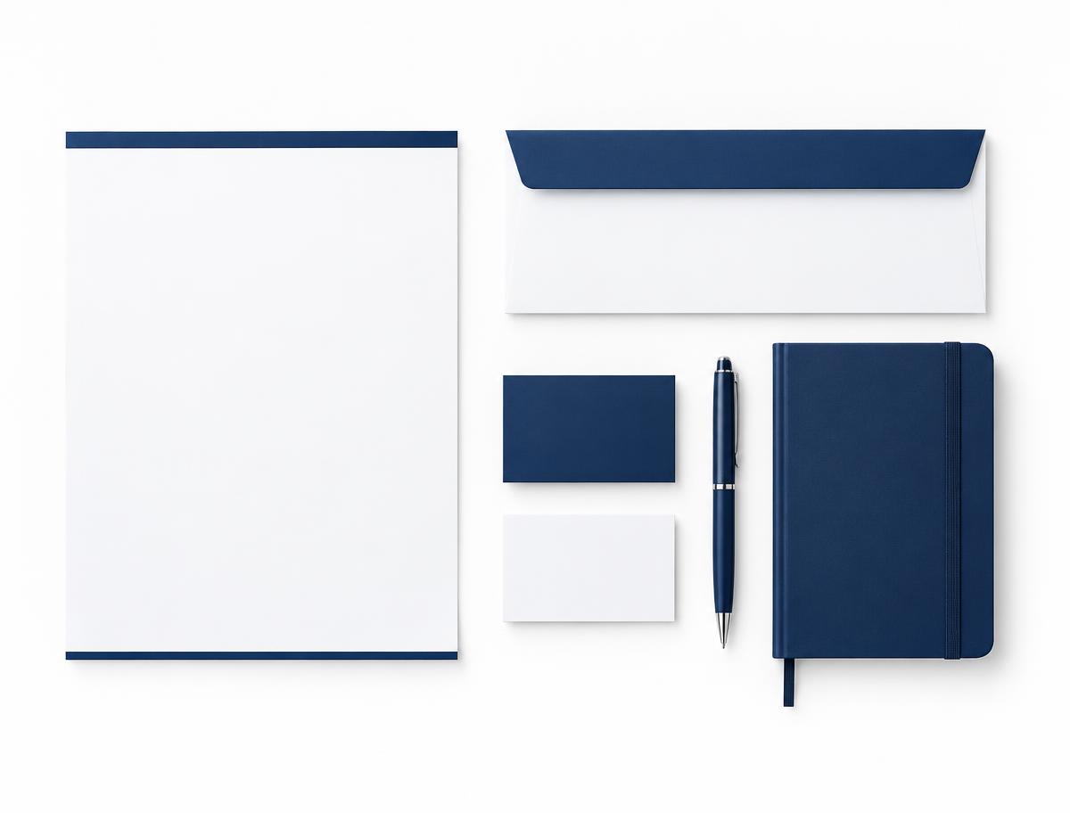 Office Stationery Sets — Office Stationery Sets branded to your artwork — 100gsm uncoated bond options, full-colour or 1-colour print and full colour matching, produced in Dubai.