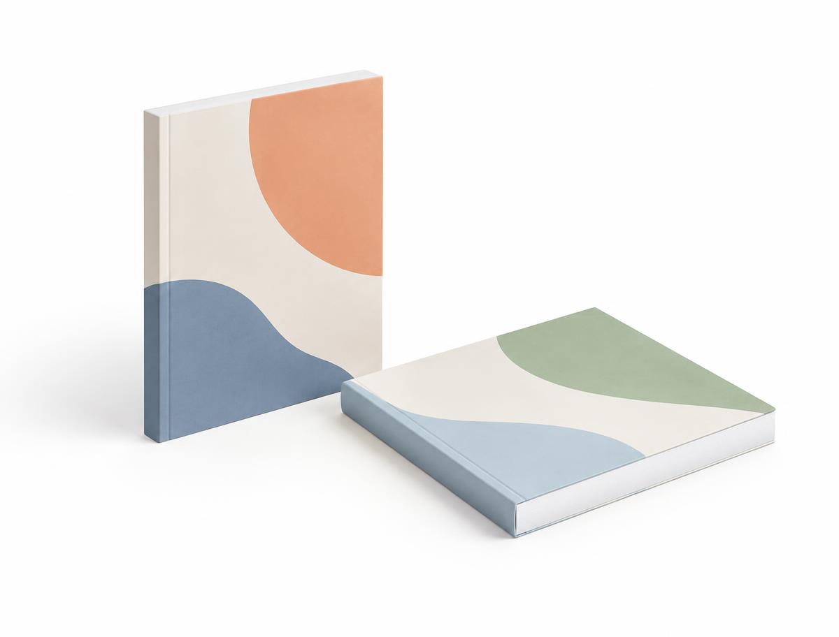 Perfect Bound A5 Brochure Printing — Flat glued spine from 24 pages — a bookshop finish in compact A5.