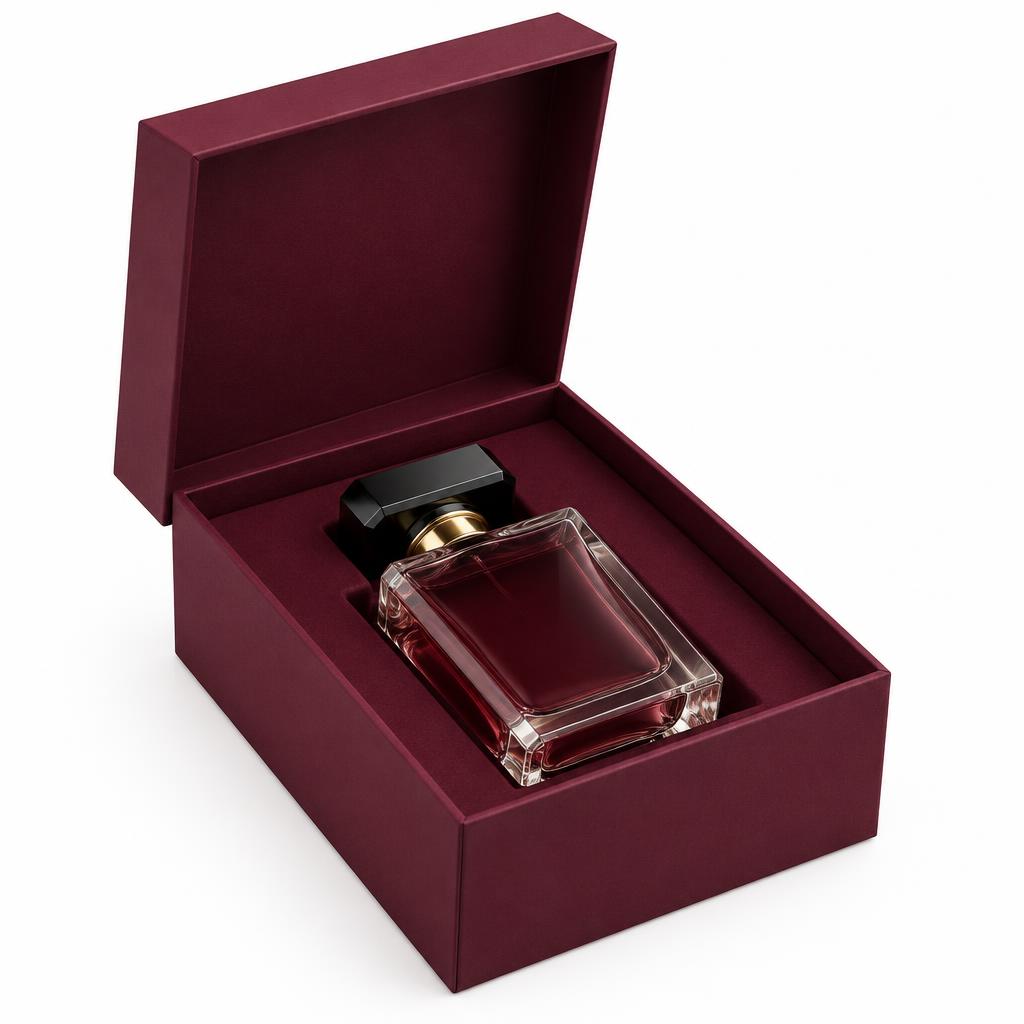 Perfume Gift Boxes — Perfume Gift Boxes branded to your artwork — 350gsm folding box board options, matt / gloss lamination and full colour matching, produced in Dubai.
