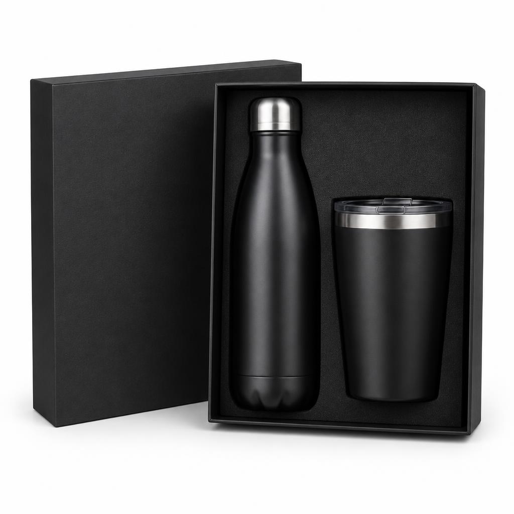 Premium Bottle Set — Premium Bottle Set branded to your artwork — aa-grade ceramic options, laser engraving and full colour matching, produced in Dubai.