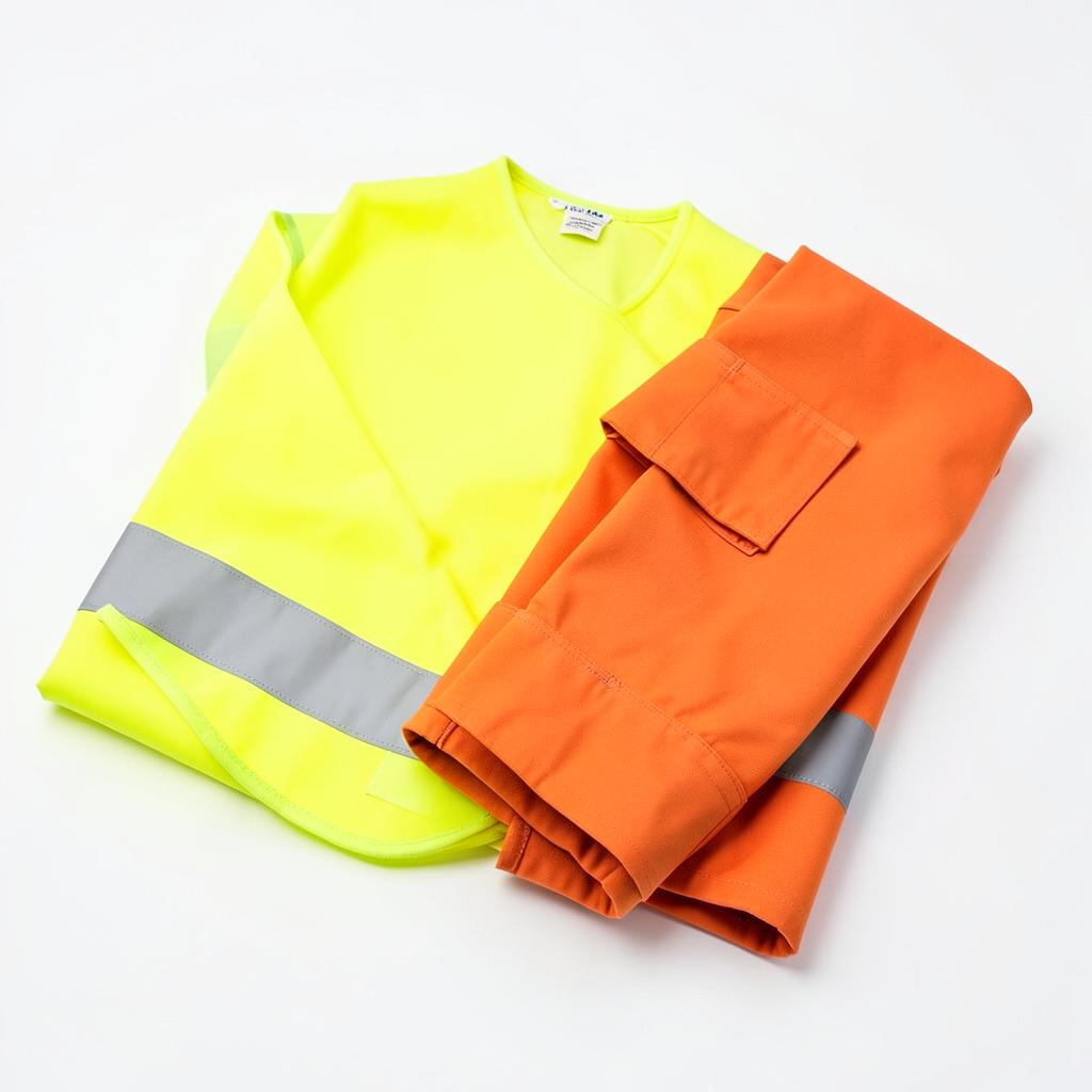 Hi-Vis & Safety Wear — Reflective vests and coveralls with logo print.