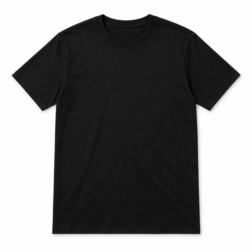 T Shirt — T Shirt branded to your artwork — 180gsm combed cotton options, screen printing and full colour matching, produced in Dubai.
