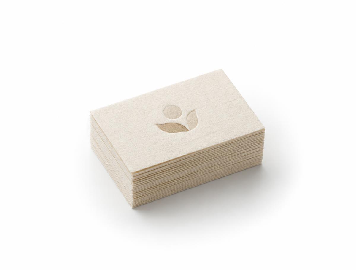 Textured Cotton Business Cards — Textured Cotton Business Cards branded to your artwork — 350gsm matt art card options, matt lamination and full colour matching, produced in Dubai.