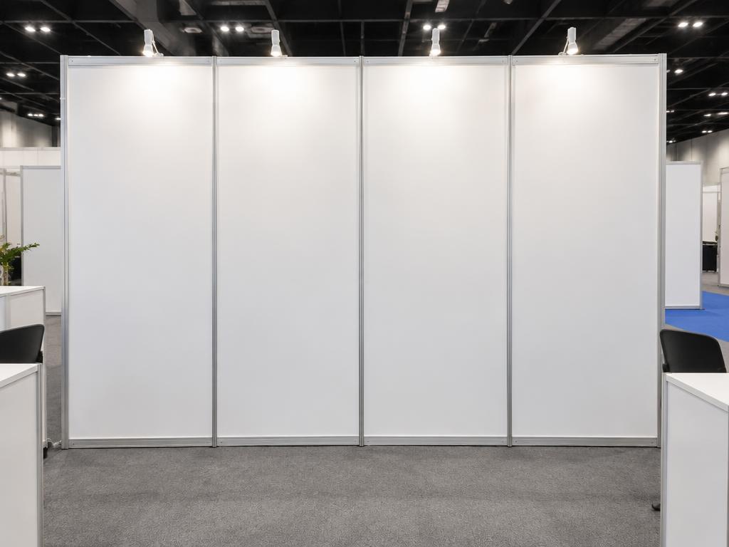 Vinyl Pop-Up Stand – Straight — Vinyl Pop-Up Stand – Straight in Dubai — straight pop-up exhibition wall giving a flat.